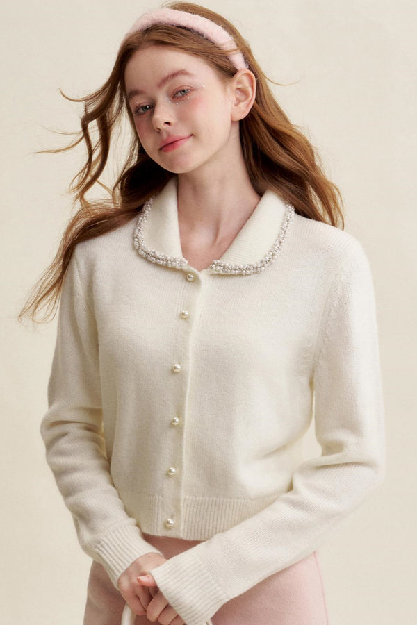 Pearl Button Blend Cardigan