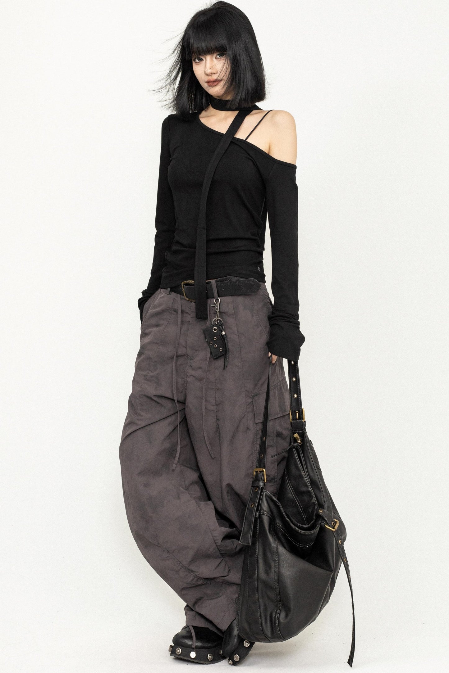 Off-Shoulder Slant Top