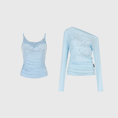 One-Shoulder Chic Set-Up