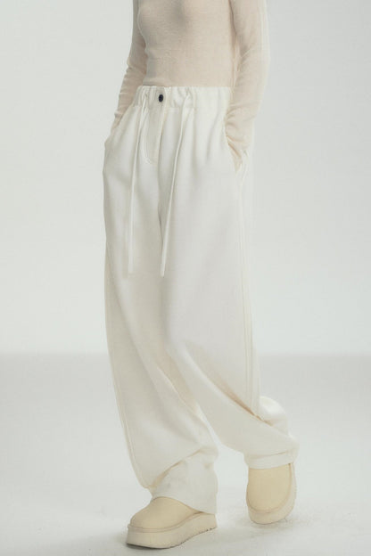 Fleece Luxe Wide-Leg Pants