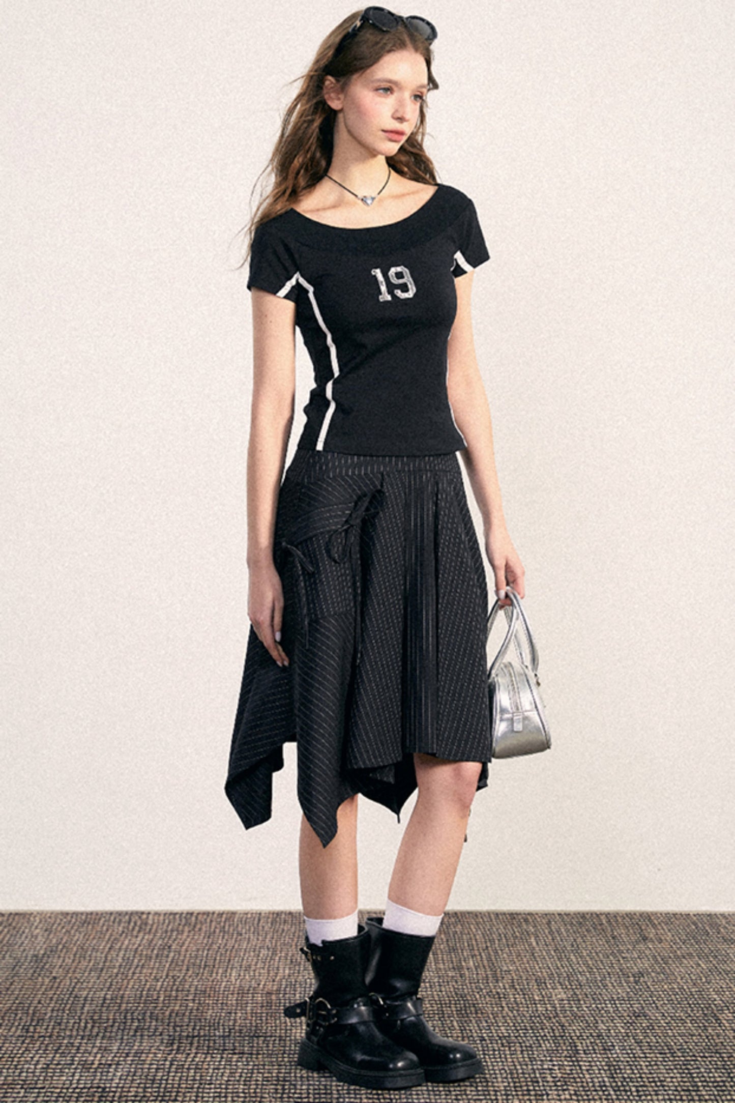 High-Waisted Fishtail Skirt