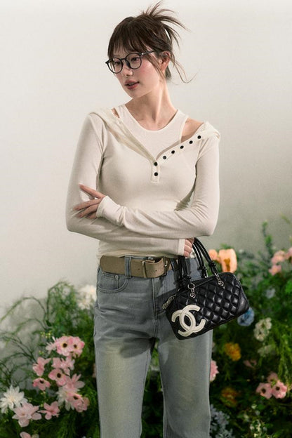 Stylish Hooded T-Shirt