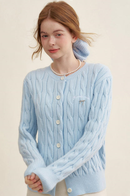 Twisted Knit Cardigan