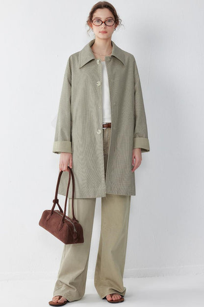 Spring Vintage Wide-Leg Pants