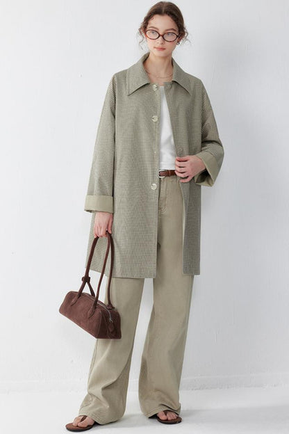 Spring Vintage Wide-Leg Pants