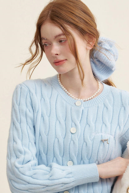 Twisted Knit Cardigan