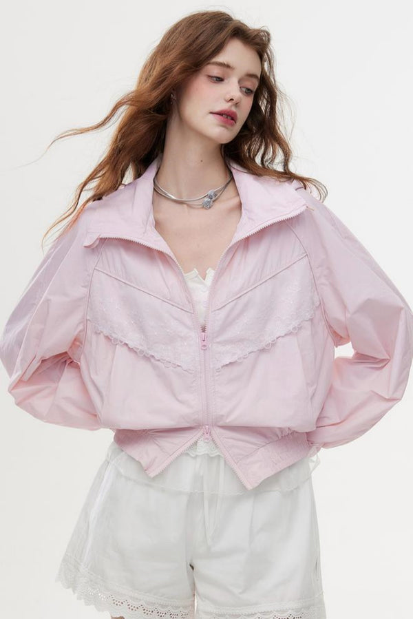 Lace Sun Hood Jacket