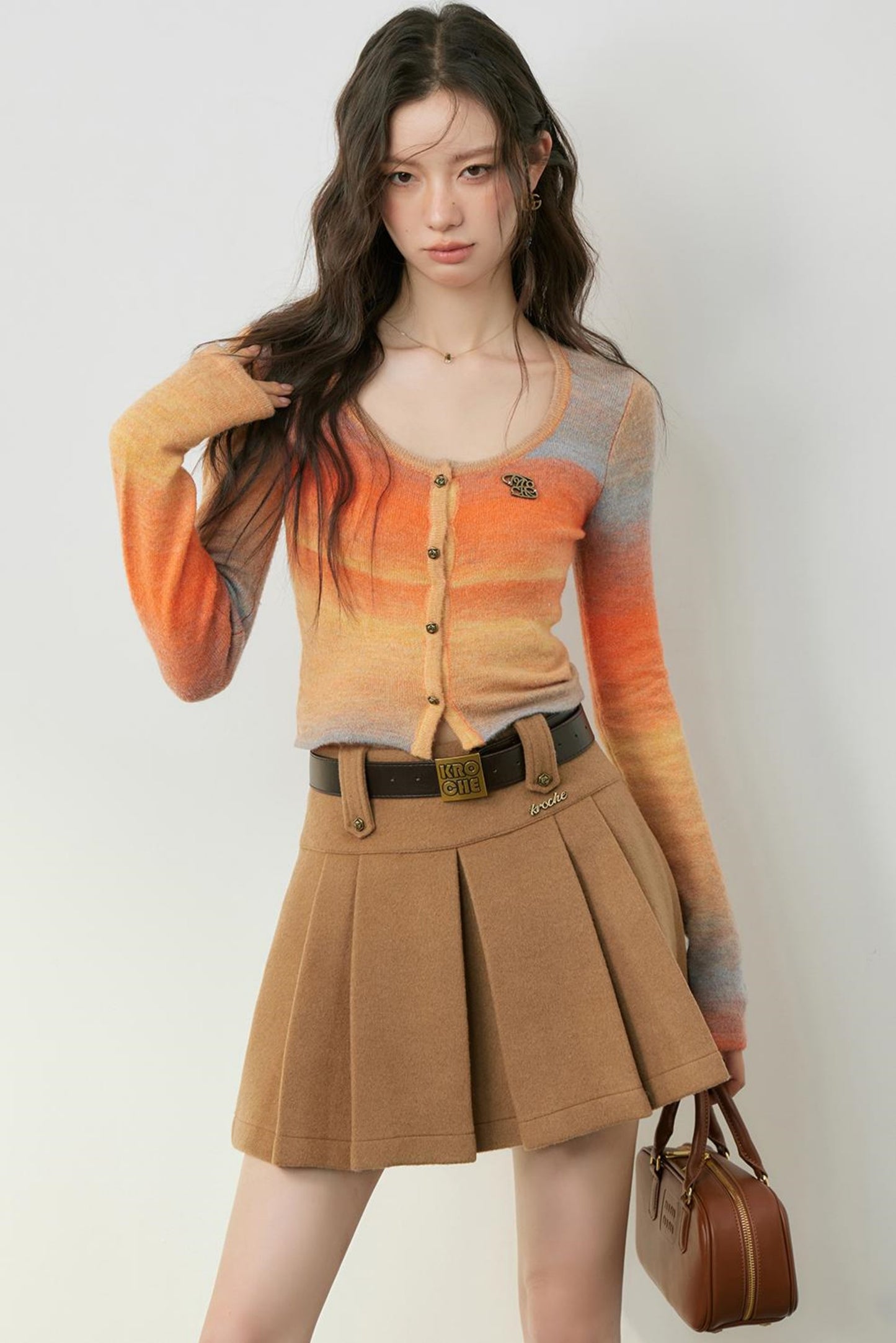 Vintage Style Ombre Knitwear Set-Up