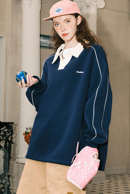 Town Color Block Sweater