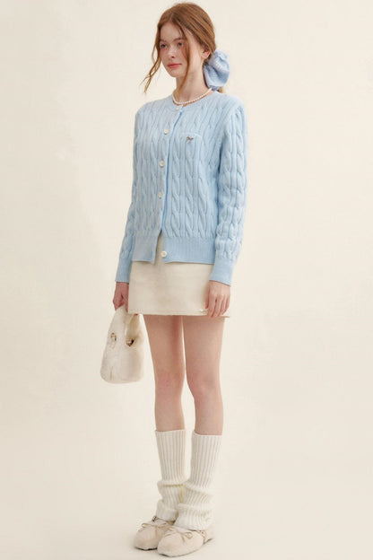 Twisted Knit Cardigan