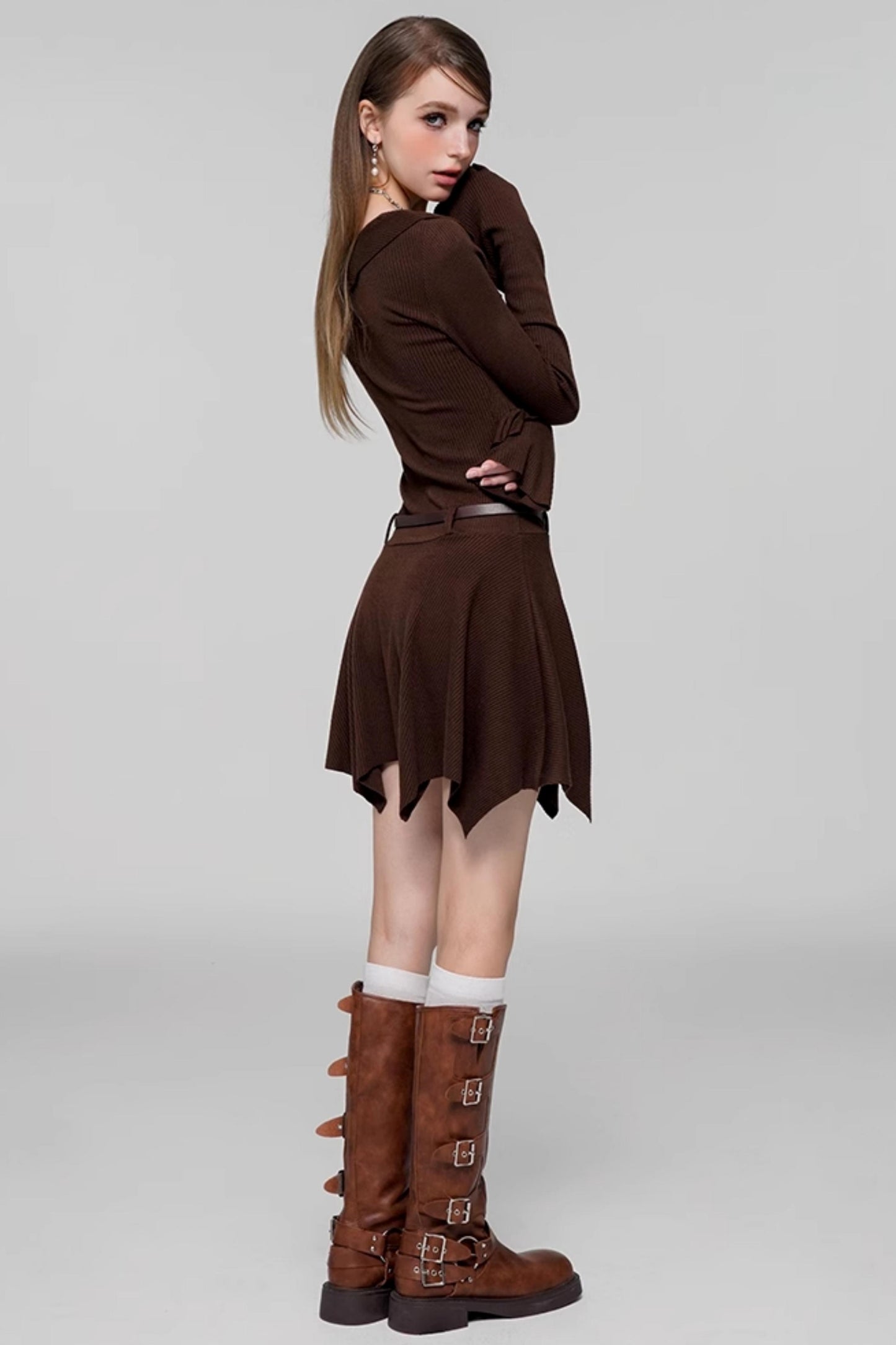 Luxe High Neck Autumn Dress