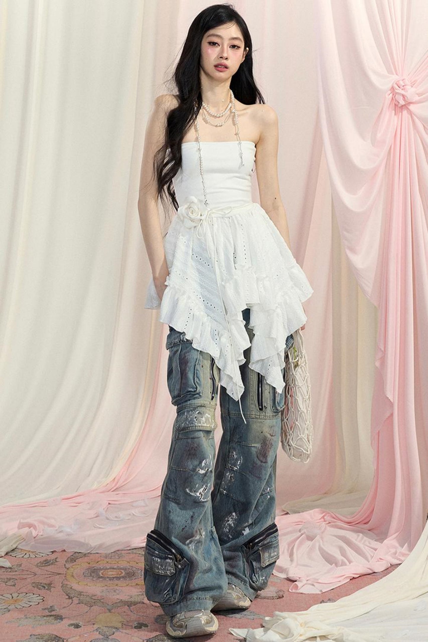 Suzuran Graphic Tank Top