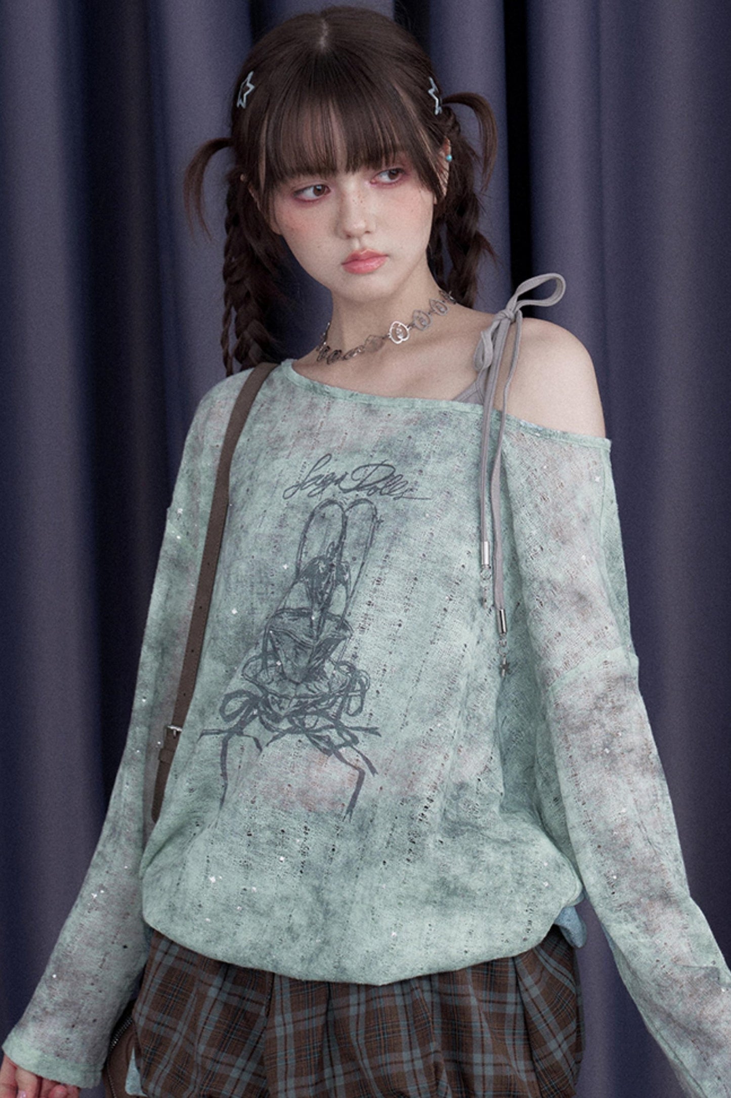 Galaxy Peplum Blouse Set-Up