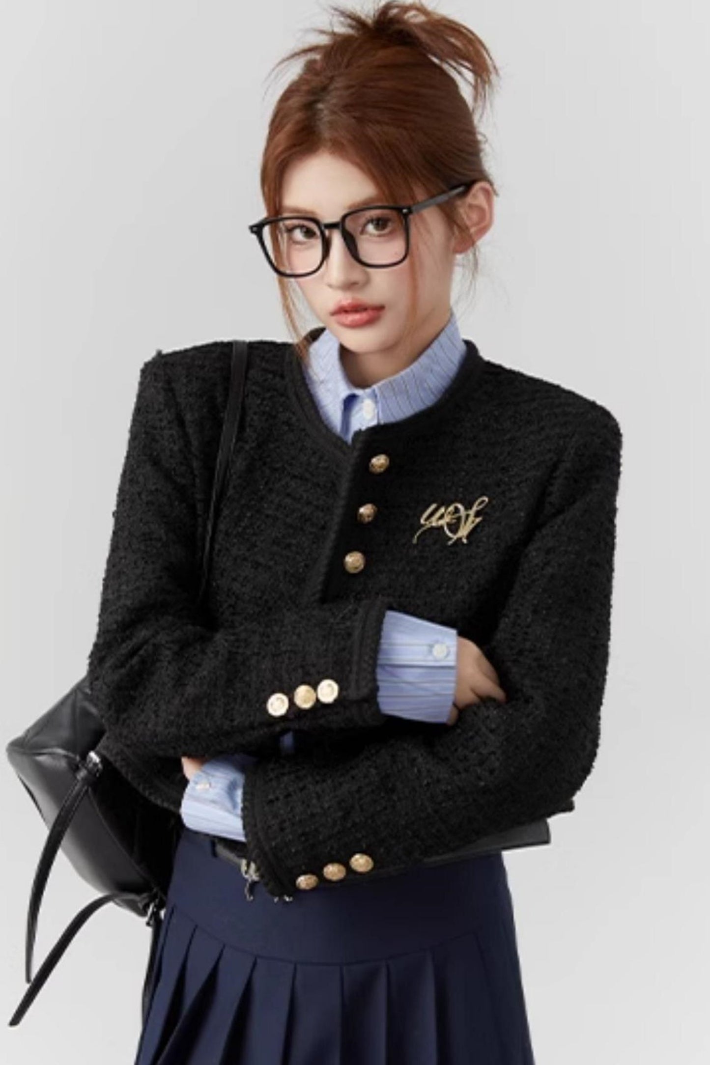 Striped Embroidered Blue Stripe Shirt