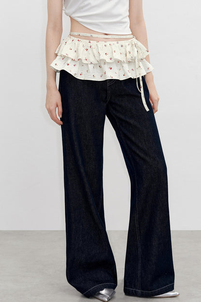 Floral Elegance Waist Skirt