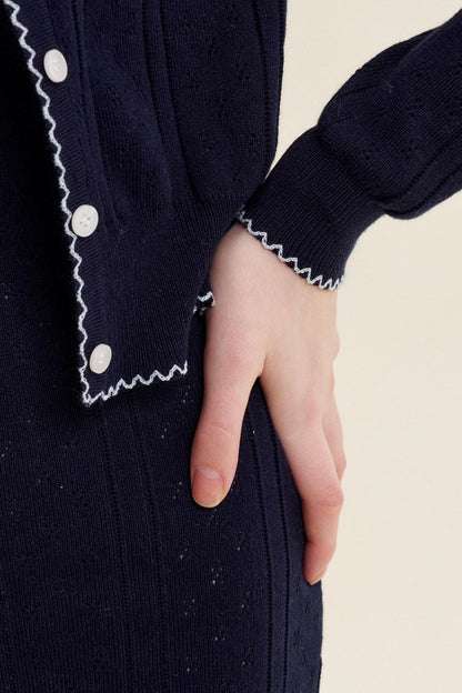 Romantic French Cardigan & Camisole Dress Set-Up