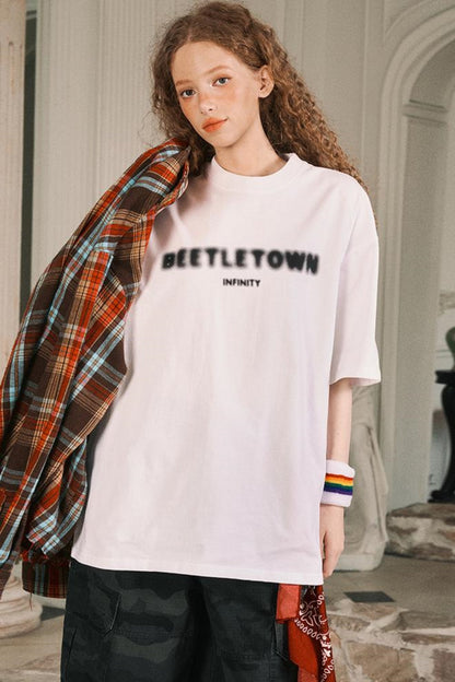 Summer Loose And Short Beetle Tee