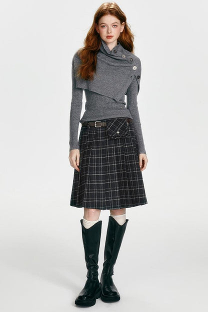 Slim Fit Knit Sweater Set-Up