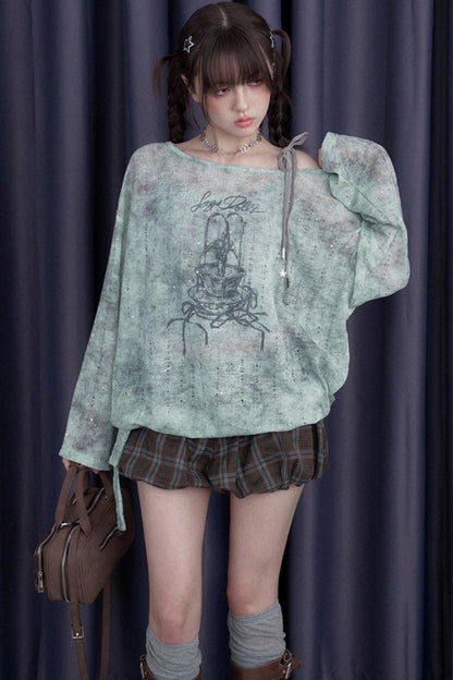 Galaxy Peplum Blouse Set-Up