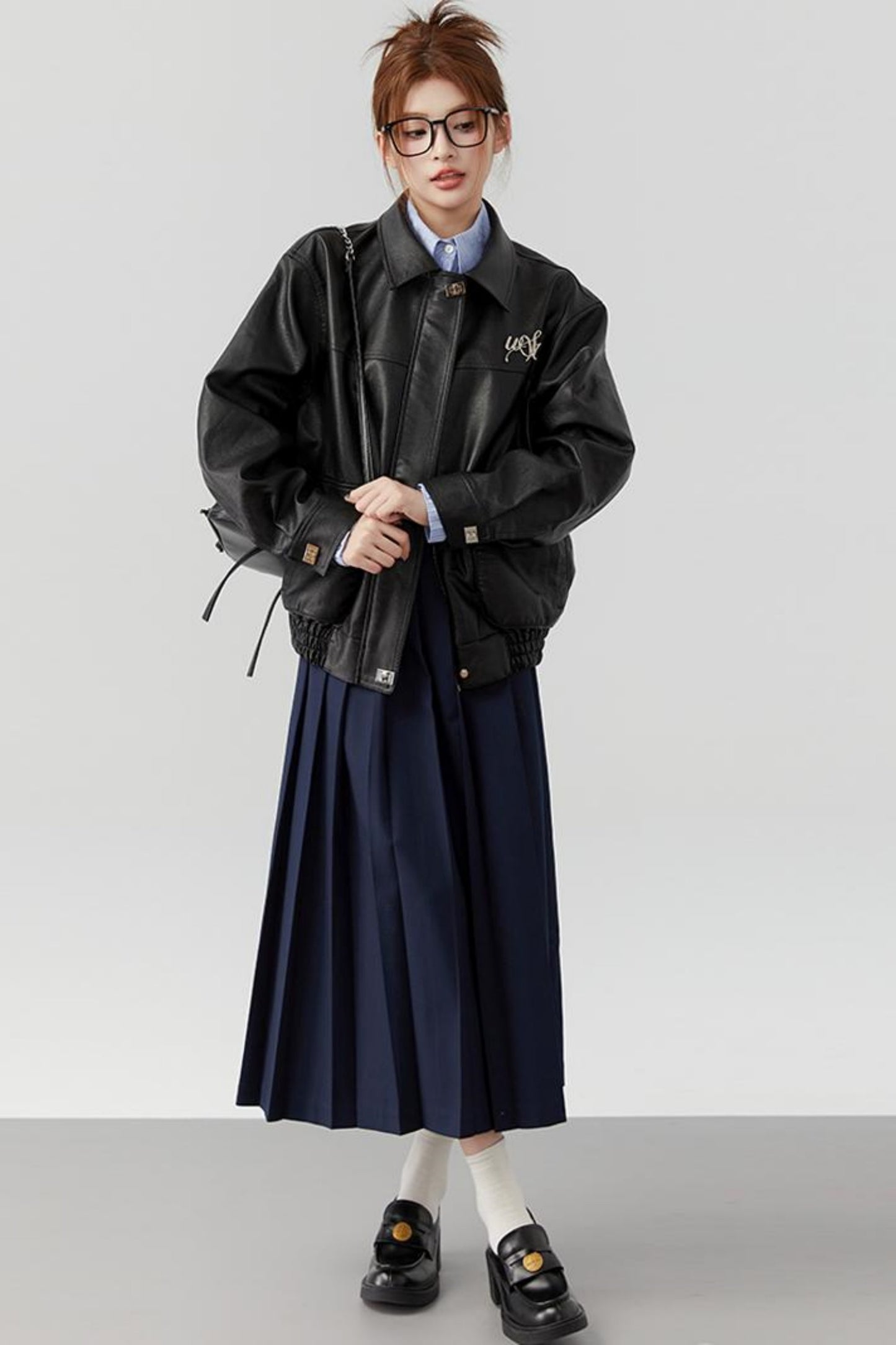 Striped Embroidered Blue Stripe Shirt