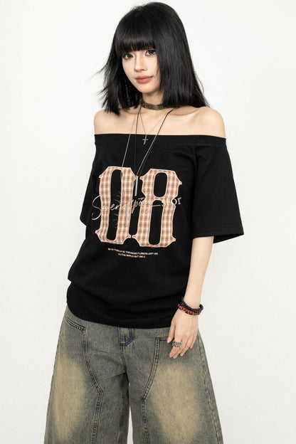 Retro Spice Girls One-Shoulder Tee