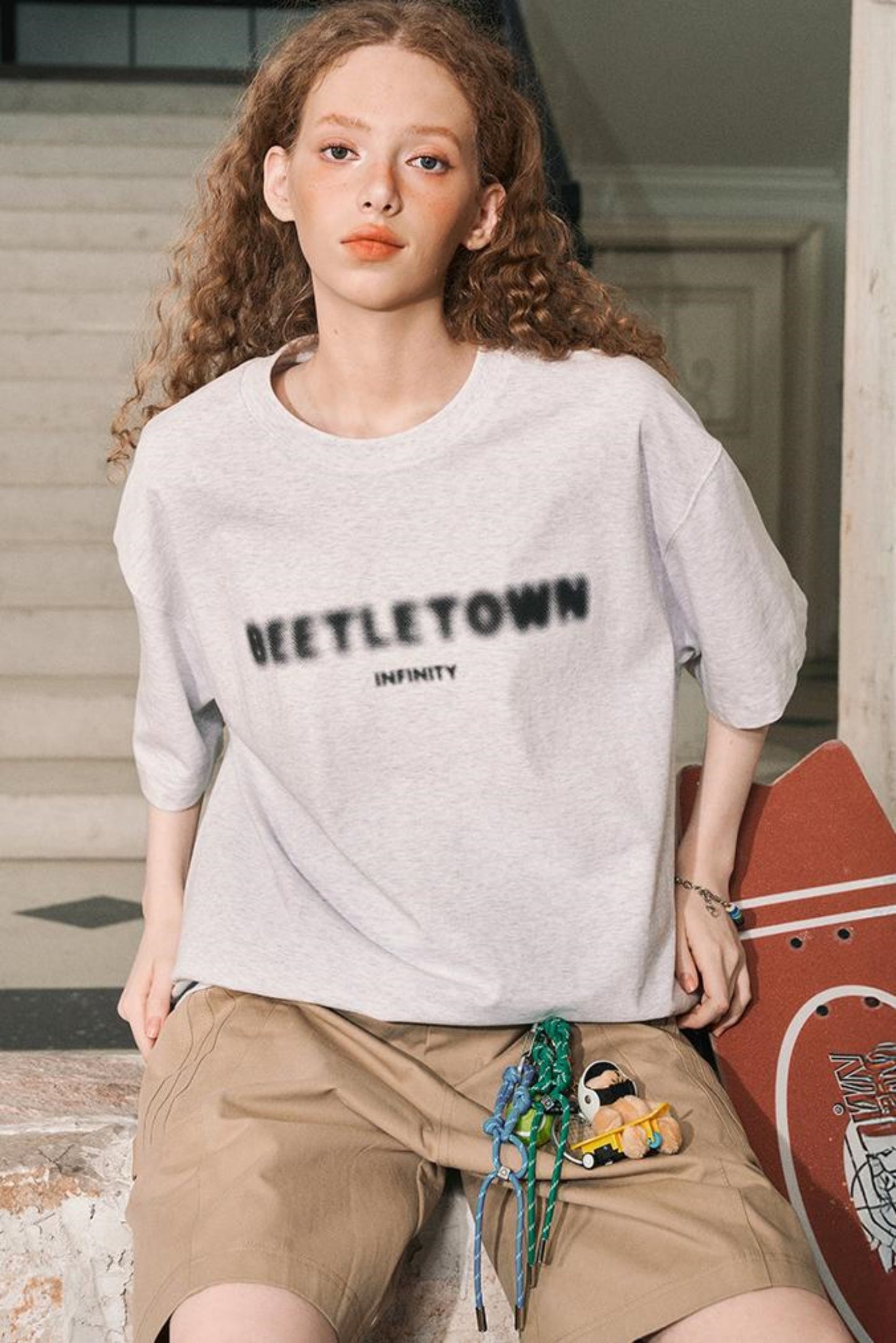 Summer Loose And Short Beetle Tee