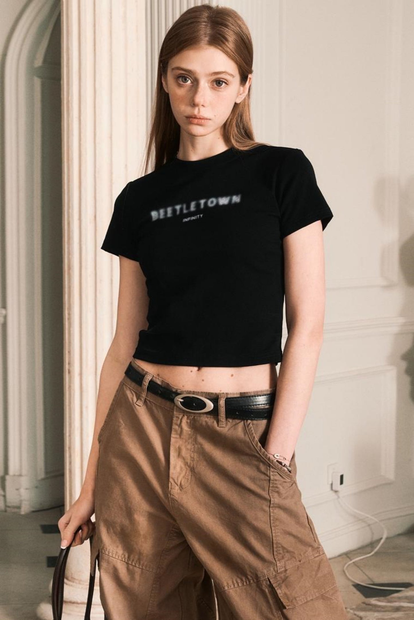 Summer Loose And Short Beetle Tee