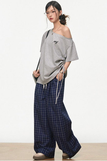 Tricolor Shoulder Top