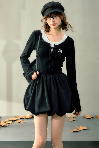 Color Clash Sleeveless Summer Dress