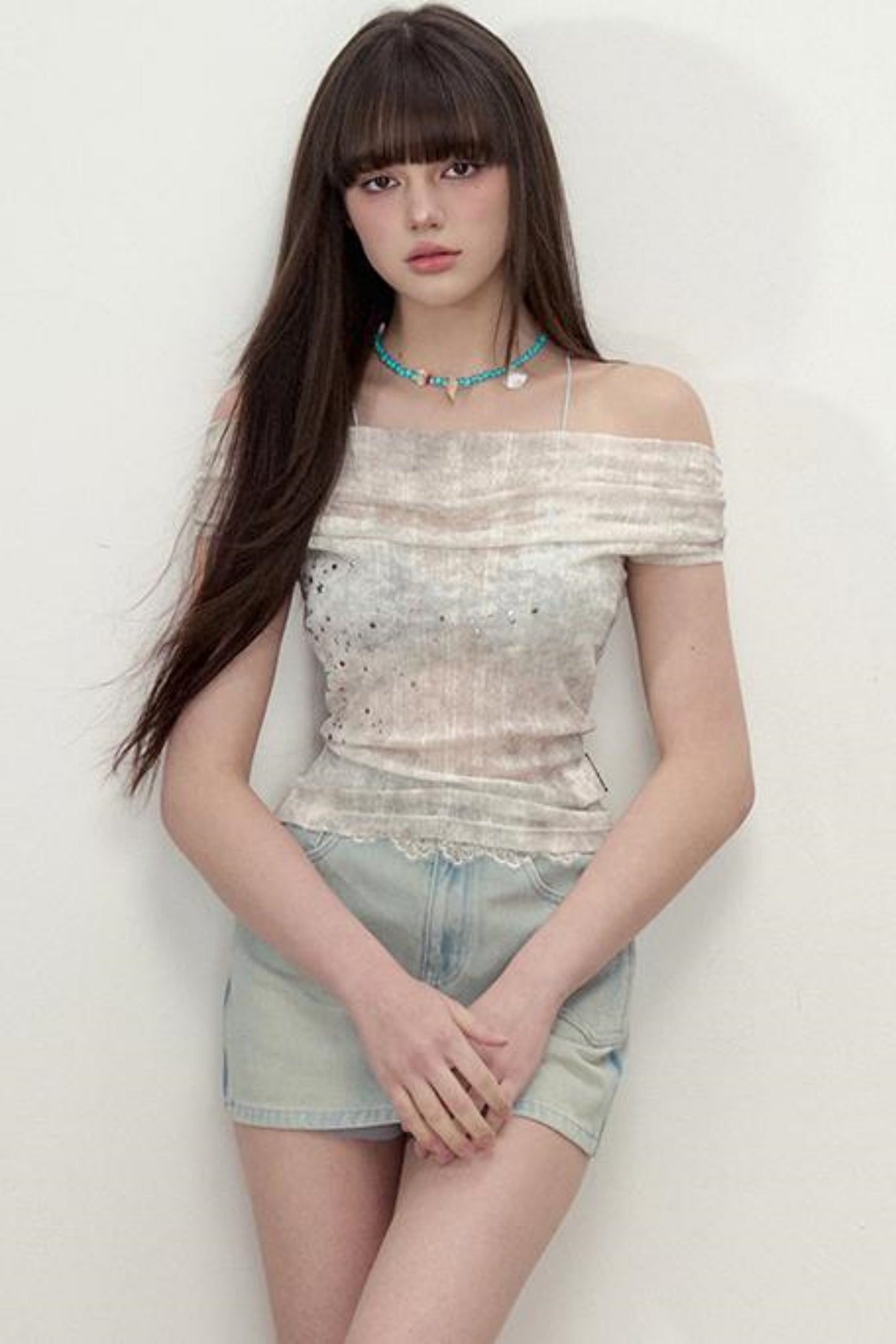 Vibrant One-Shoulder Top