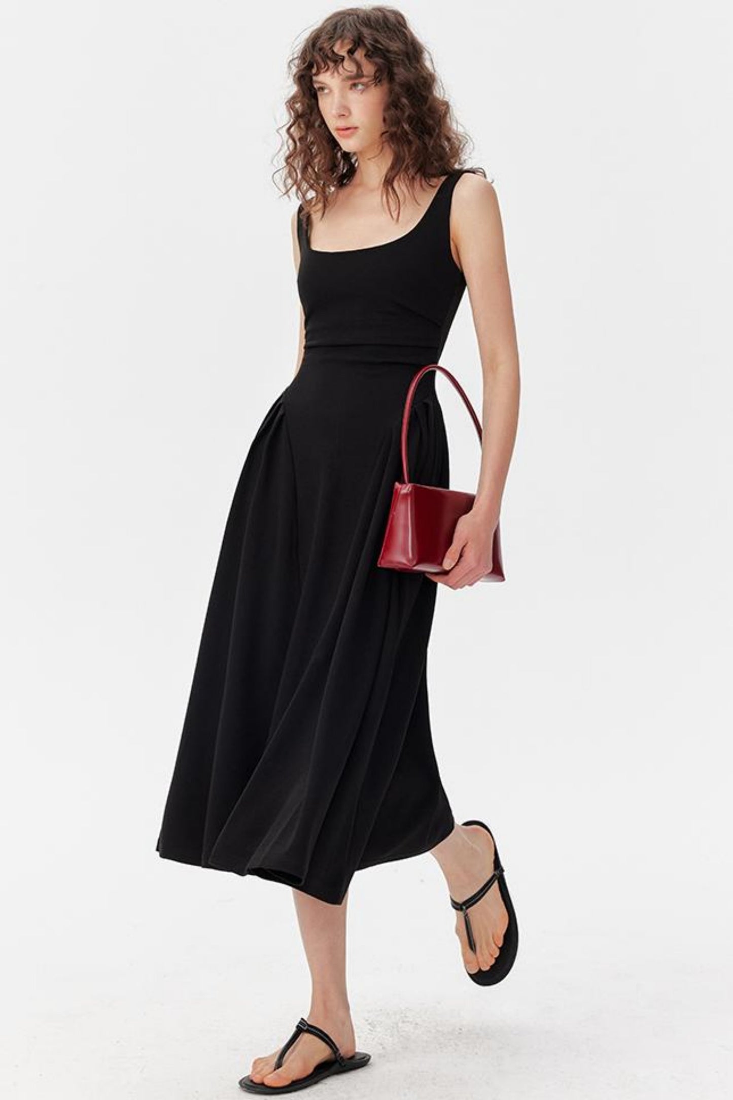 Chic Halter Neck Black Dress