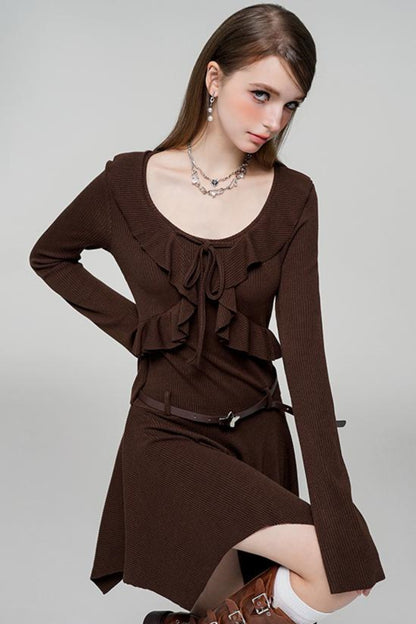 Luxe High Neck Autumn Dress