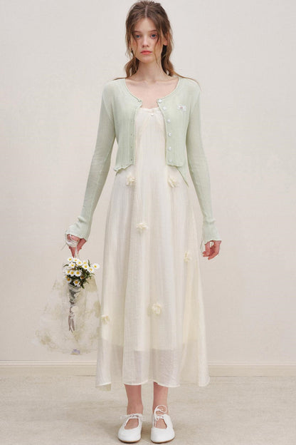 Airy Floral Resort Dress