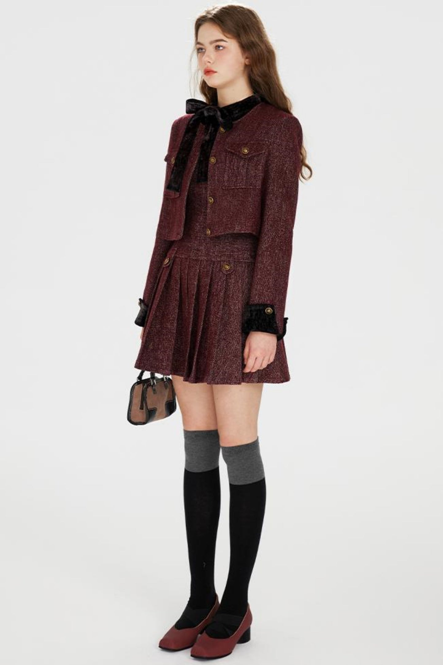 Fragrant Pleated Dress Set-Up