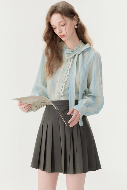 Gradient Stripe Blouse