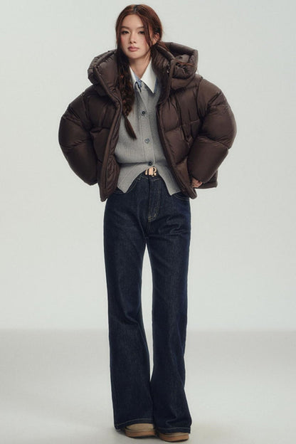 Fake Layered Shirt Sweater