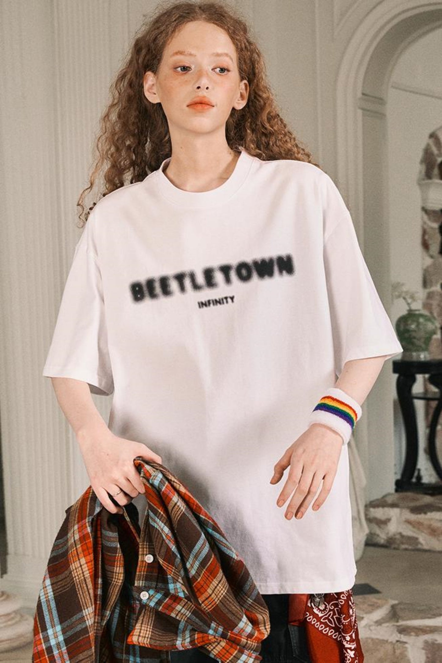 Summer Loose And Short Beetle Tee