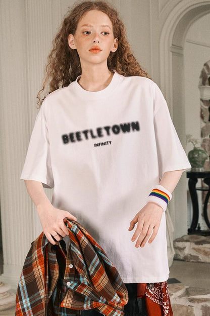 Summer Loose And Short Beetle Tee