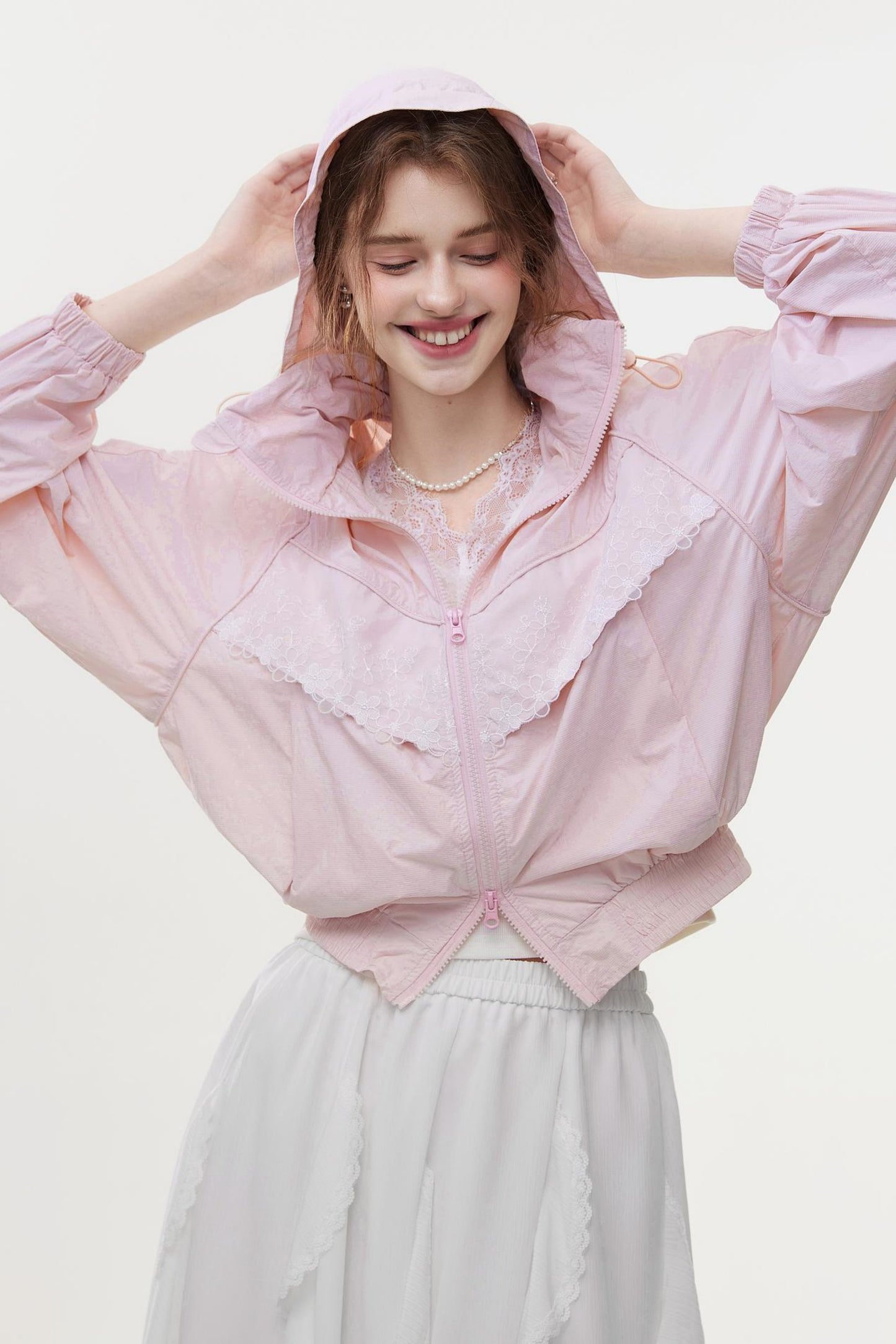 Lace Sun Hood Jacket