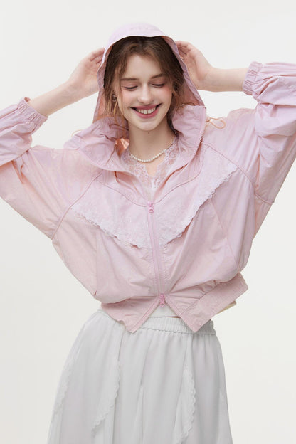 Lace Sun Hood Jacket