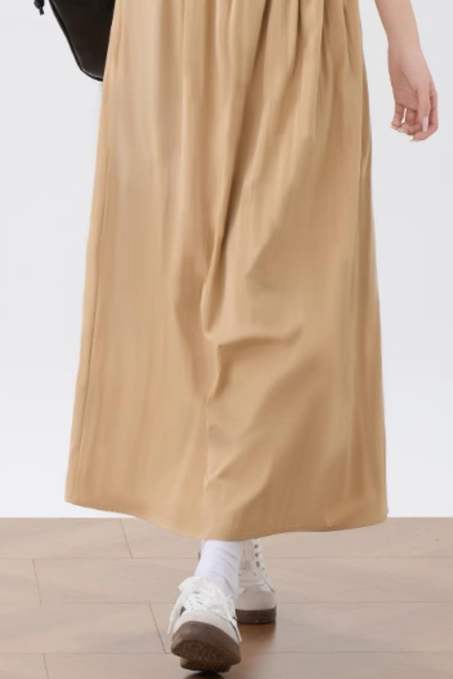 Summer Khaki A-Line Skirt