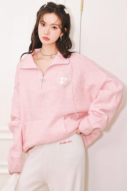 Sculptured Polo Neck Top