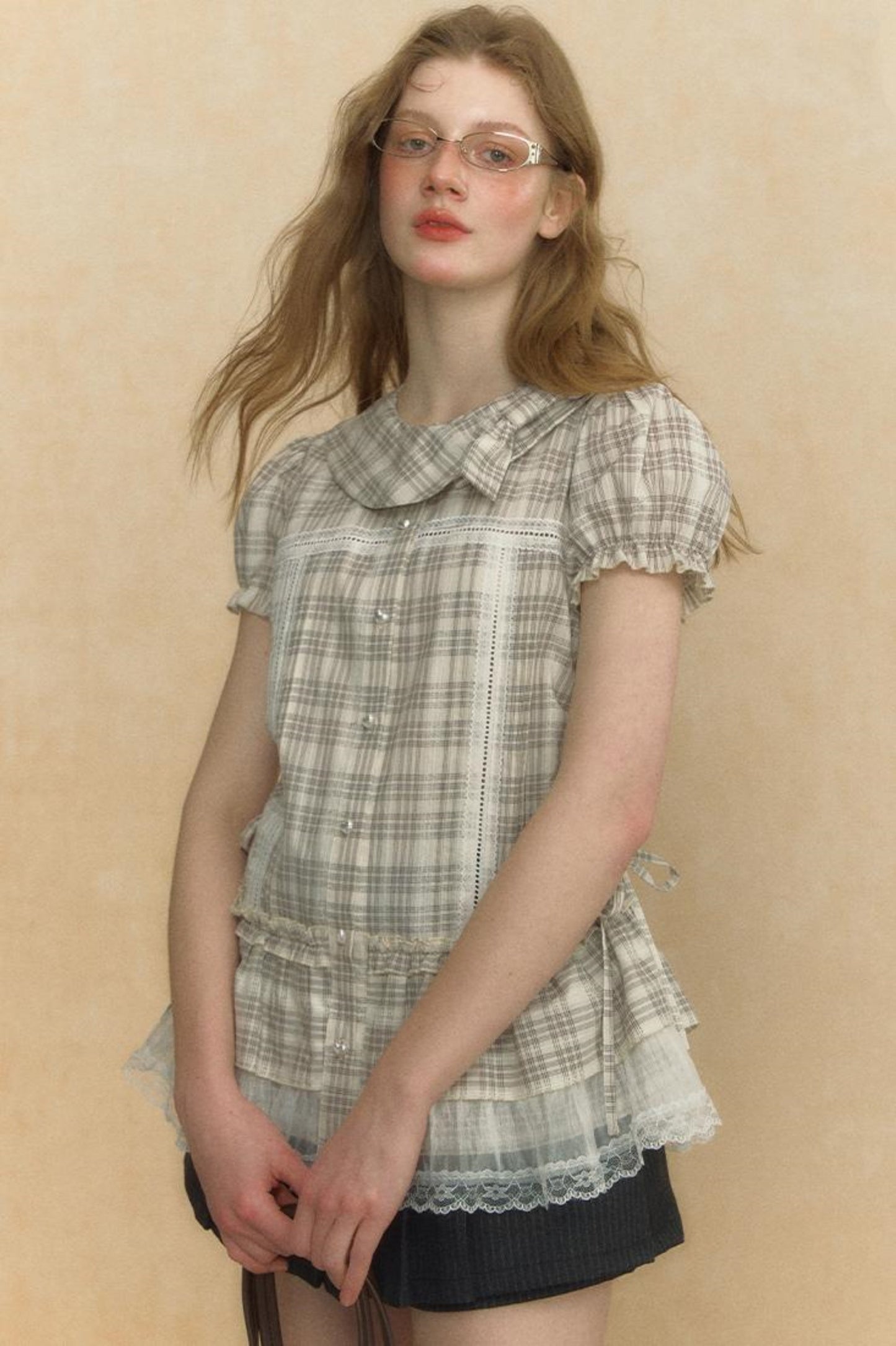 Puff Sleeve Vintage Blouse