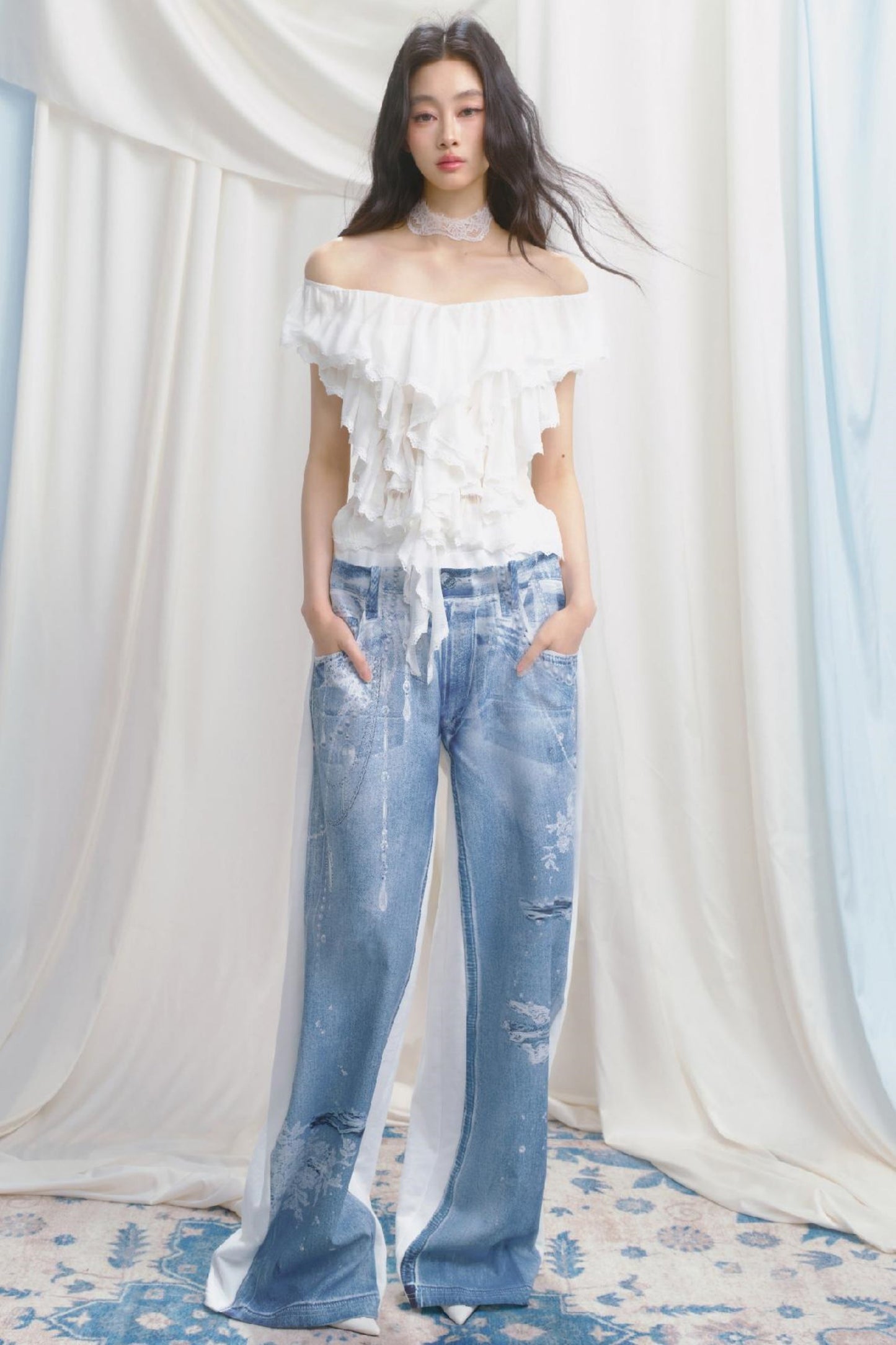 Moonlight Ripple Ambient Camisole Set-Up