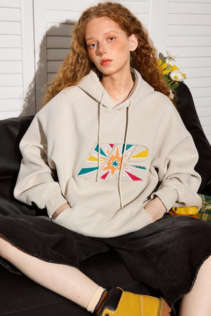 Fireworks Embroidered Hoodie