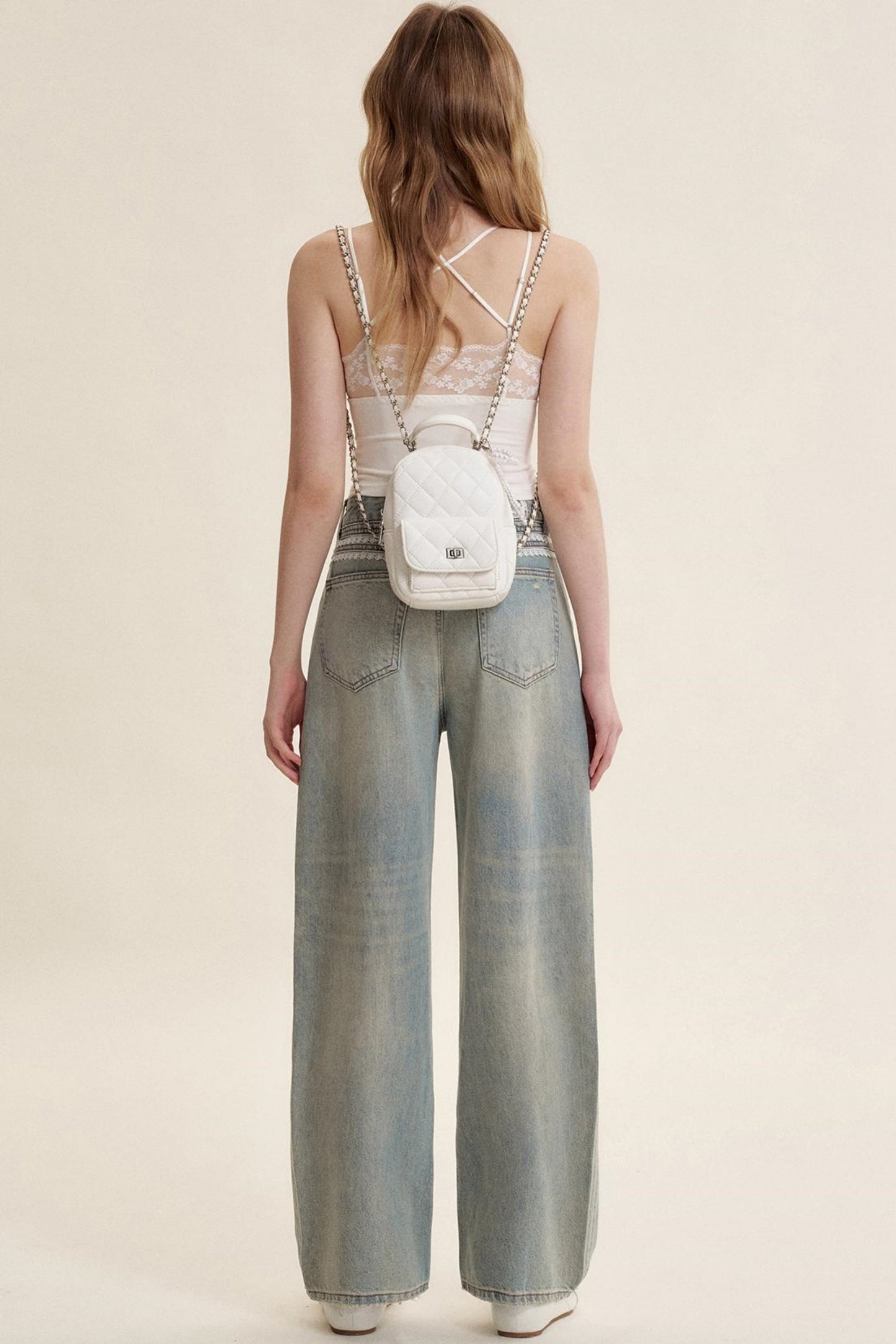 Lace Petal Slim Camisole