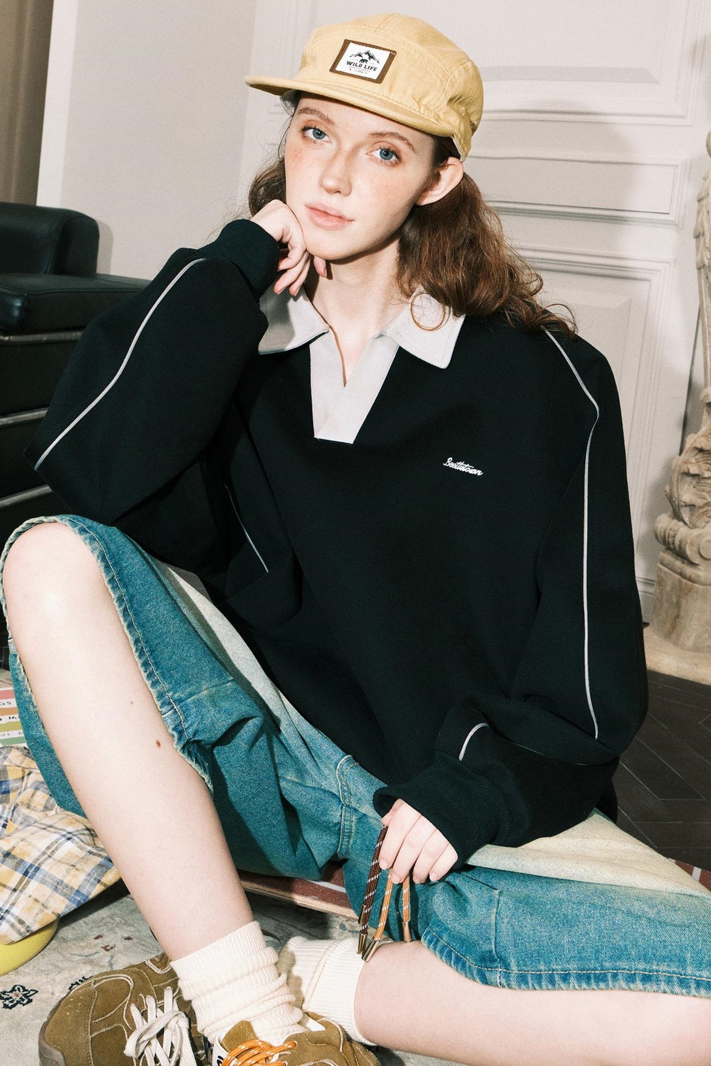 Town Color Block Sweater