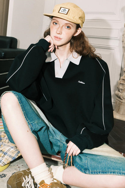 Town Color Block Sweater