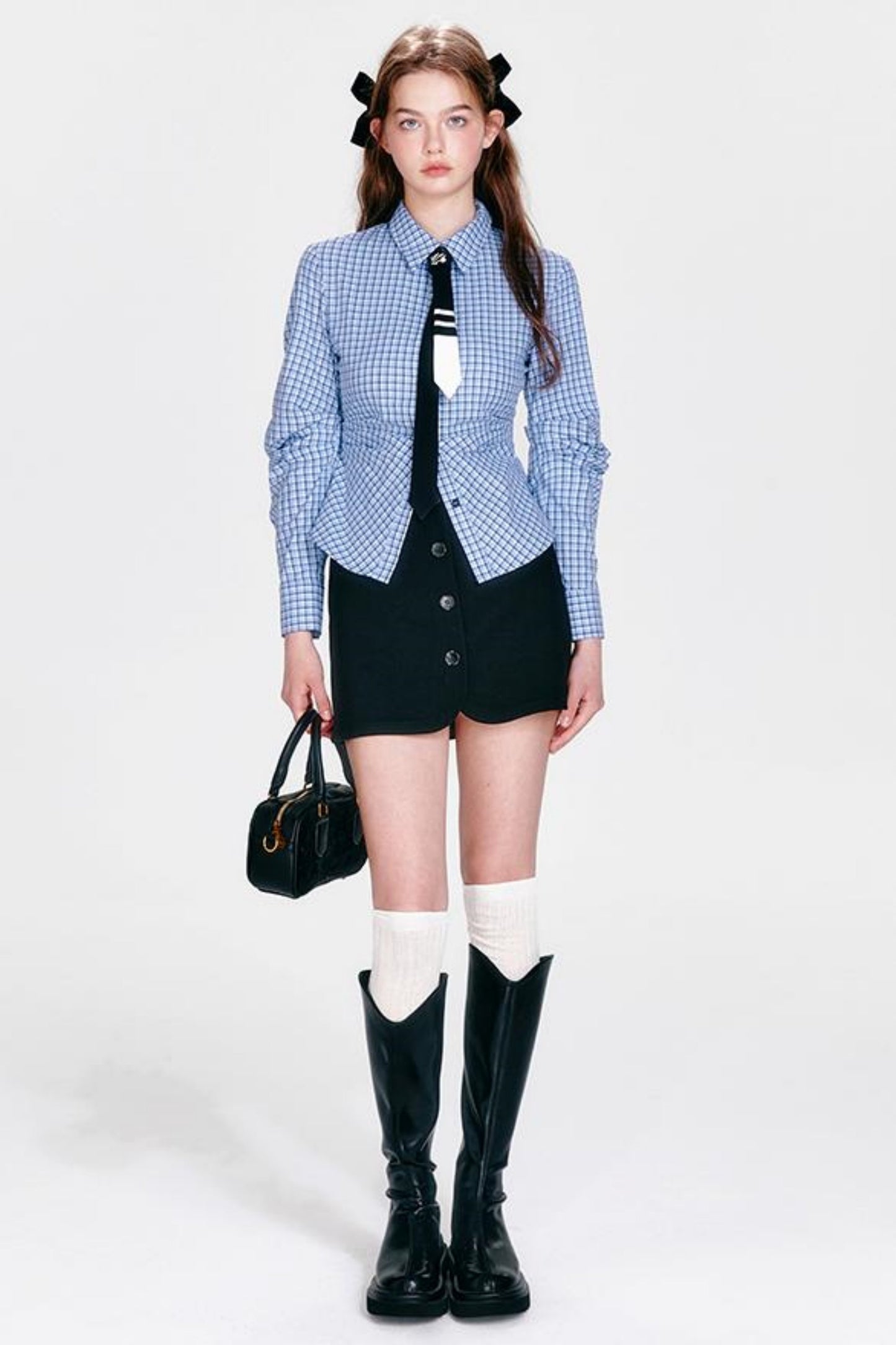 Vintage Plaid Skirt Set-Up