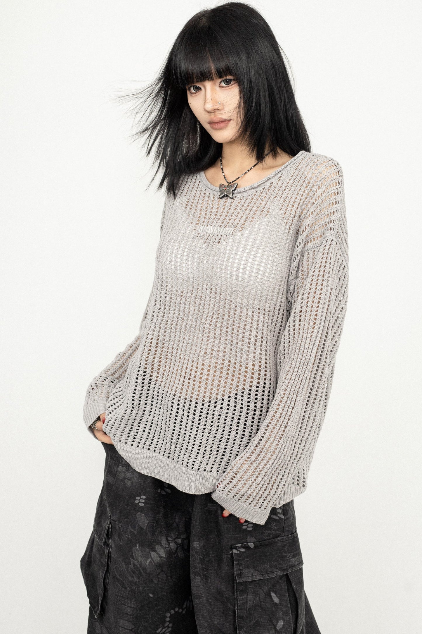 Versatile Knit Smock Top